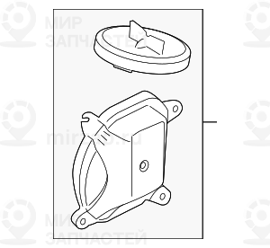 Защитные крышки п
 BMW 63117349290