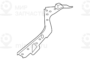 Уплотнитель фары л
 BMW 63117392975