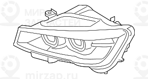 Scheinwerfer
 BMW 63117401142