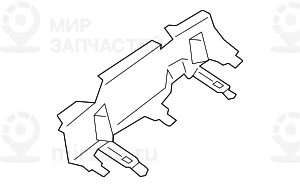 Satz Halter Scheinwerfer Links
 BMW 63117440355