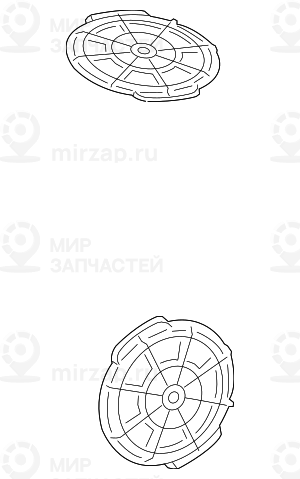 Satz Abdeckkappen Scheinwerfer
 BMW 63117440357