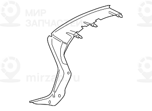 Уплотнитель Фары П
 BMW 63117466104