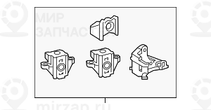 К-т ремонтных держателей
BMW 63117492725