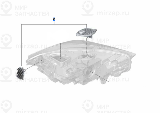 Satz Led Module Rechts
 BMW 63119448116