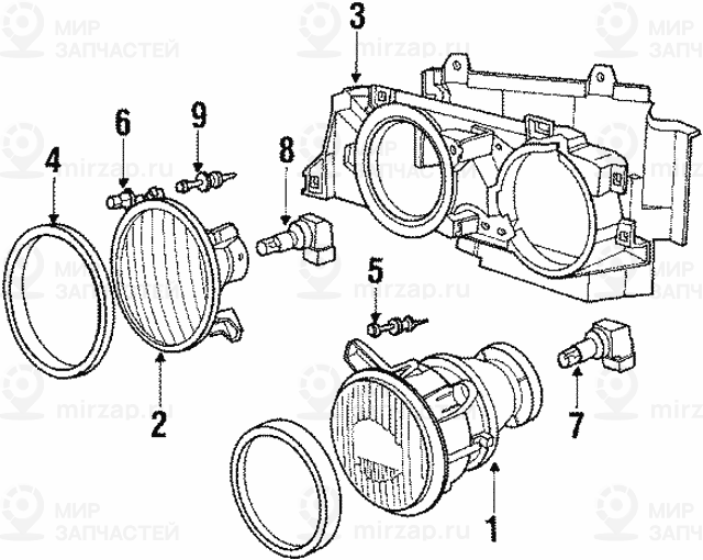 Регулировочный винт
 BMW 63121385397