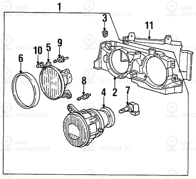 Проставка
 BMW 63121394252