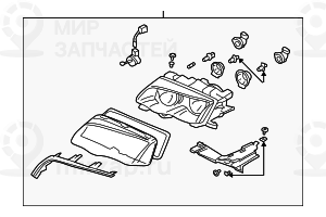 Фара П BOSCH
 BMW 63126902754