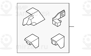 Ремкомплект фары Л
 BMW 63127277519