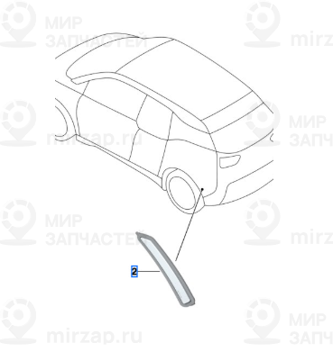 Габаритный фонарь п зд
 BMW 63147304048