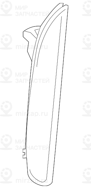 R?ckstrahler Hinten Rechts
 BMW 63147850006