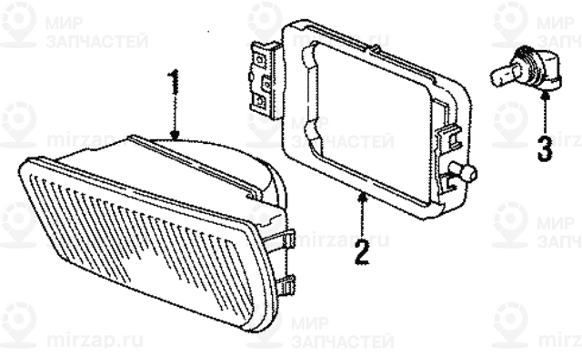 Крепление Л
 BMW 63171379111