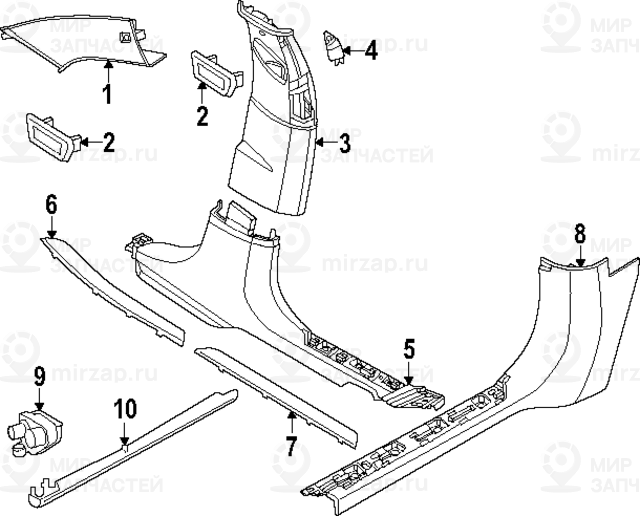Halter Lichtmodul Links
 BMW 63175A60E31