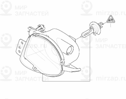 Противотуманная фара Л
 BMW 63177158541