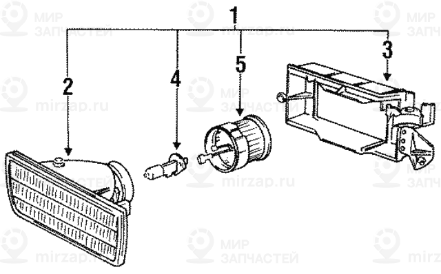 Несущая рамка противотуманной фары П
 BMW 63178357394