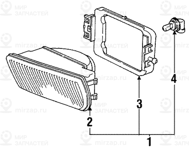 Противотуманная фара Л
 BMW 63178360941