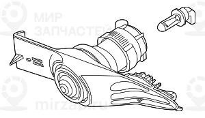 Противотуманная фара Л
 BMW 63178379683