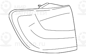 Блок задних фонарей на крыле П
 BMW 63212990112