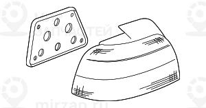 Блок задних фонарей П
 BMW 63216900210