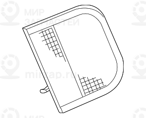 Блок задних фонарей в баг.двери П белый
 BMW 63216910538