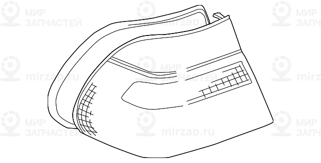 Блок зад.фон.светодиодный крыло бел. П
 BMW 63216937454