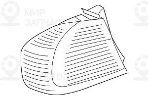 Блок задних фонарей на крыле П
 BMW 63217161956