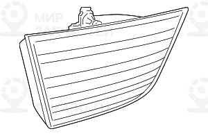 Блок задних фонарей на багажной двери Л
 BMW 63217217313