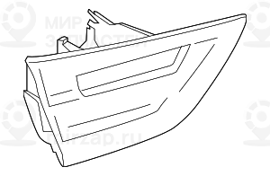 Блок задних фонарей на багажной двери п
 BMW 63217286034