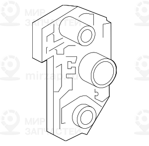 Держ.лампы в блоке зад.фон.в кр.багажн.п
 BMW 63217344646