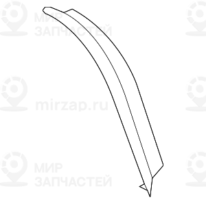 Накладка Водосточного Желобка П
 BMW 63217426594