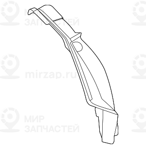 Накладка Водосточного Желобка Л
 BMW 63217442299