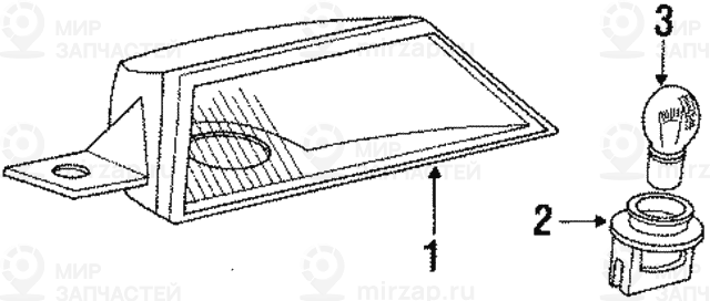 фонарь стоп-сигнала
BMW 63251384488