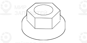 Гайка шестигранная M5
 BMW 63259128043