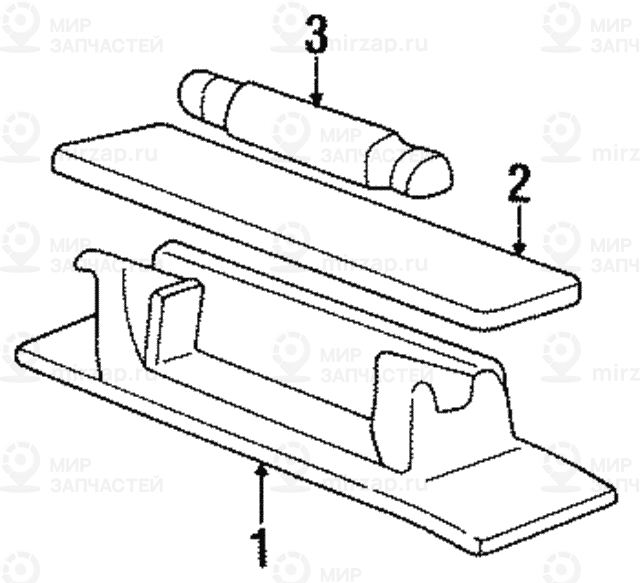 Фонарь подсветки номерного знака HELLA
 BMW 63261372763