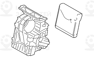 Leergehдuse Heiz/Klimagerдt Mit Verd.
 BMW 64116827062