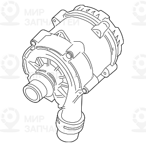 Zusatzkьhlmittelpumpe
 BMW 64116834923