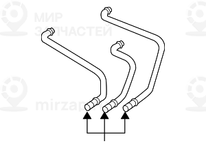 Комплект трубопроводов
 BMW 64116922602