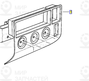 Передняя панель
BMW 64118367667