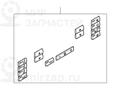 Комплект шляпок клавиш
 BMW 64118375645
