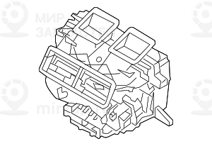 Корпус кондиционера без доп.отопителя
 BMW 64119190077
