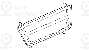 Накладка панели управления кондиционером
 BMW 64119207197