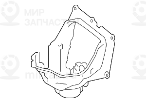 Крышка корпуса с фильтром грубой очистки
 BMW 64119216222