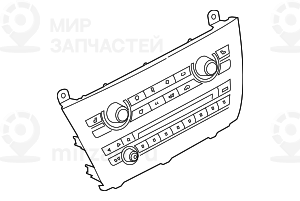 Rep.-Satz Radio- Und Klimabedienteil
 BMW 64119388807