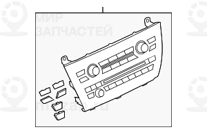Rep.-Satz Radio- Und Klimabedienteil
 BMW 64119388812