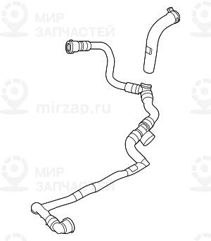 Kuhlmittelschlauch Rucklauf
 BMW 64216832804