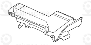 Нижняя часть корпуса микрофильтра Л
 BMW 64318379625