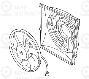 Вытяжной вентилятор
 BMW 64508372039
