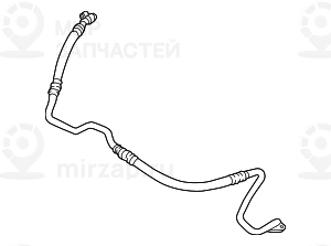 Всасыв.трубопровод испарителя-компресс.
 BMW 64509252992