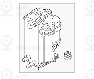 Kondensator Klimaanlage M
 BMW 64509891030