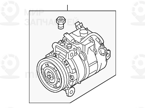Компрессор кондиционера
 BMW 64526918749