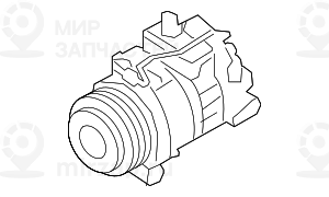Klimakompressor Mit Magnetkupplung
 BMW 64529399061